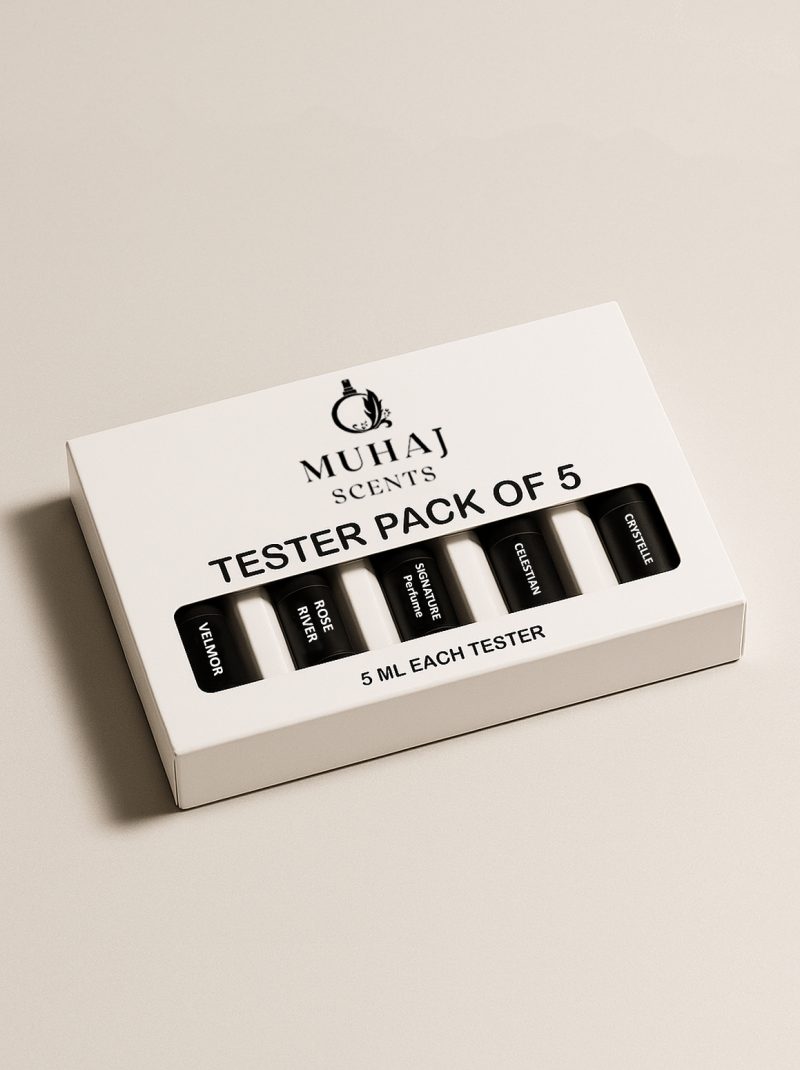 Muhaj Scents Discovery Set – 5 x 5ml Perfume Tester Pack